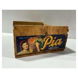 Pia Produce Wooden Crate