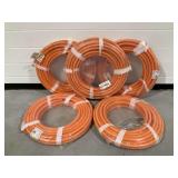 (5) New Rolls of 1 in. x 100 ft. Orange PEX Tubing with Oxygen Barrier