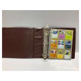 Trading Card Binder with Pokemon Cards...11 Pages