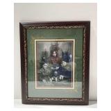 Framed Halloween Print "The Meeting"