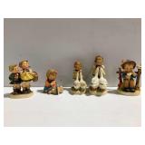 (5) Goebel Hummel Ceramic Figurines