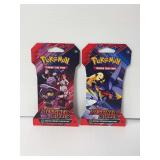 (2) Sealed New Pokemon Scarlet & Violet Destined Rivals Blister Packs
