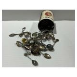 Souvenir Spoons with Muriel Cigar Tin