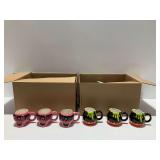 (2) Boxes of Ceramic Halloween Theme Mugs