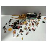 Anime Figures and Media Lot with Pokémon VHS