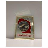 Budweiser Wisconsin Wildlife Advertising Mirror 1991