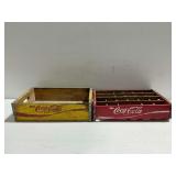 (2) Coca-Cola Wooden Crates