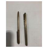 Usus and Yafa German Sterling Silver Pens with Gold Tone Nib