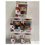 (5) Funko Pop The Office Vinyl Figures