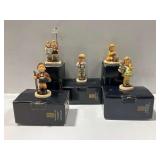 (5) Goebel M. I. Hummel Porcelain Figurines with Original Boxes