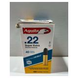 Aguila .22 Super Extra Standard Velocity Ammunition