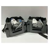 (2) DeVilbiss Homecare Suction Units with Carrying Bags