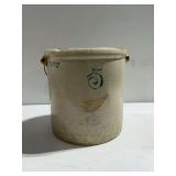 5 Gallon Red Wing Stoneware Crock with Patent Date