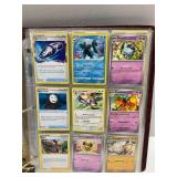 Pokemon Trading Cards in Binder Lot with Trainer and Basic Cards...11 Pages