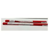 (2) Westward TIG Welding Electrode Tubes with Metal Rods