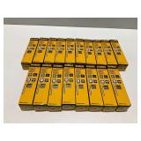 (18) Boxes of DeWalt 18-Gauge Brad Nails 1 in. Long