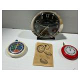 Westclox Big Ben and Novelty Timepieces with Paper Diagram