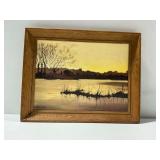 1969 Original Oil Landscape Painting by Marilyn Lind