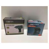 Power Tools Including Master Mechanic 1/2 in. Air Impact Wrench and Senix Cordless Detail Sander (tool only)