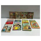 Vintage Children's Books Including Tip-Top Elf Books and Platt and Munk Fairy Tale Books