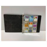 Trading Card Binder with Pokemon Cards...11 Pages