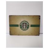 Starbucks Coffee Metal Sign … 8 x 12