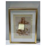 Alberto Vargas Pinup Girl Framed Print