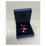 2005 Swarovski Crystal Annual Edition Christmas Ornament with Box