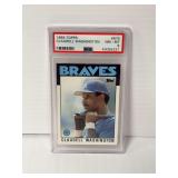 Claudell Washington 1986 Topps Graded Baseball Card