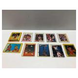(10) Michael Jordan Basketball Trading Cards with Protective Holders