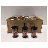 Box of (24) Hyde and Eek Halloween Theme Straw Tumblers