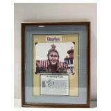 Framed Riverview Park Chicago Amusement Park Memorabilia Display