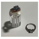 (2) Gemstone Rings