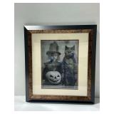 Framed Halloween Good Kitty Print