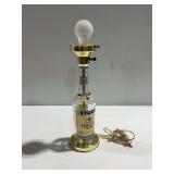 Stock 84 Brandy Bottle Table Lamp...works/needs shade