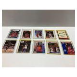 (10) Michael Jordan Basketball Trading Cards with Protective Holders