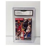 Michael Jordan Scottie Pippen 1992 Upper Deck Scoring Threats Graded Basketball Card