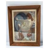 Framed Edgar Degas "Le Tub" Print