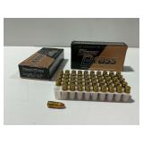 (2) Boxes of Blazer Brass 9mm LUGER 115 Grain FMJ Ammunition