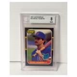 Rafael Palmeiro Rookie Card 1987 Leaf/ Donruss Graded Baseball