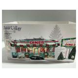 Department 56 The Original Snow Village Shelly Diner Set with Box and Adapter