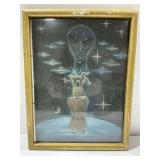 Original 1993 Cosmic Conception Alien Artwork by Duane Theune