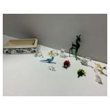 Group of Glass Animal Figurines