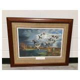 David A. Maass Signed Ducks Unlimited Print Fruits of Your Labor