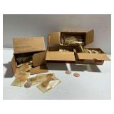 Collection of Wooden Nickel Souvenir Tokens