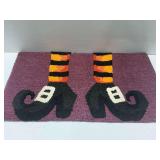 Halloween Witch Boots Decorative Mat