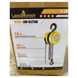 Unused LandHonor 2-Tons Lift Hand Chain Hoist