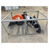 Unused 2026 Skid Steer Stump Grinder(with controller)