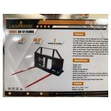 Unused LandHonor Skid Steer Bale Spear ... you are bidding on one frame & 2 spears