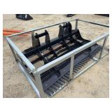 Unused 2026 Skid Steer Land Leveler Attachment